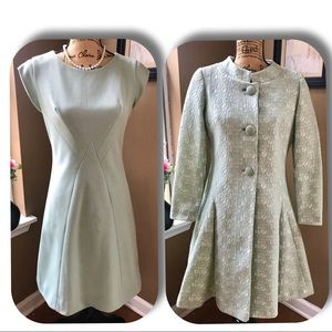 Vintage 1960’s Swing Coat & Sheath Dress ILGWU
